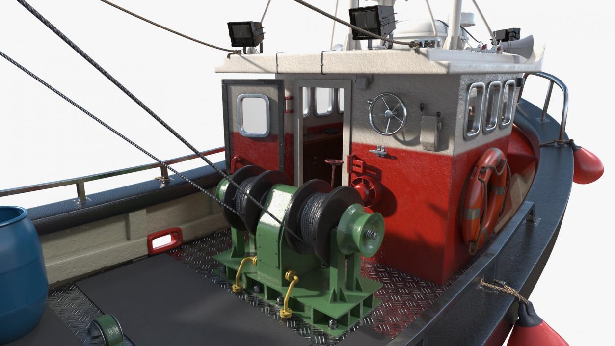 3D model Small Fishing Vessel