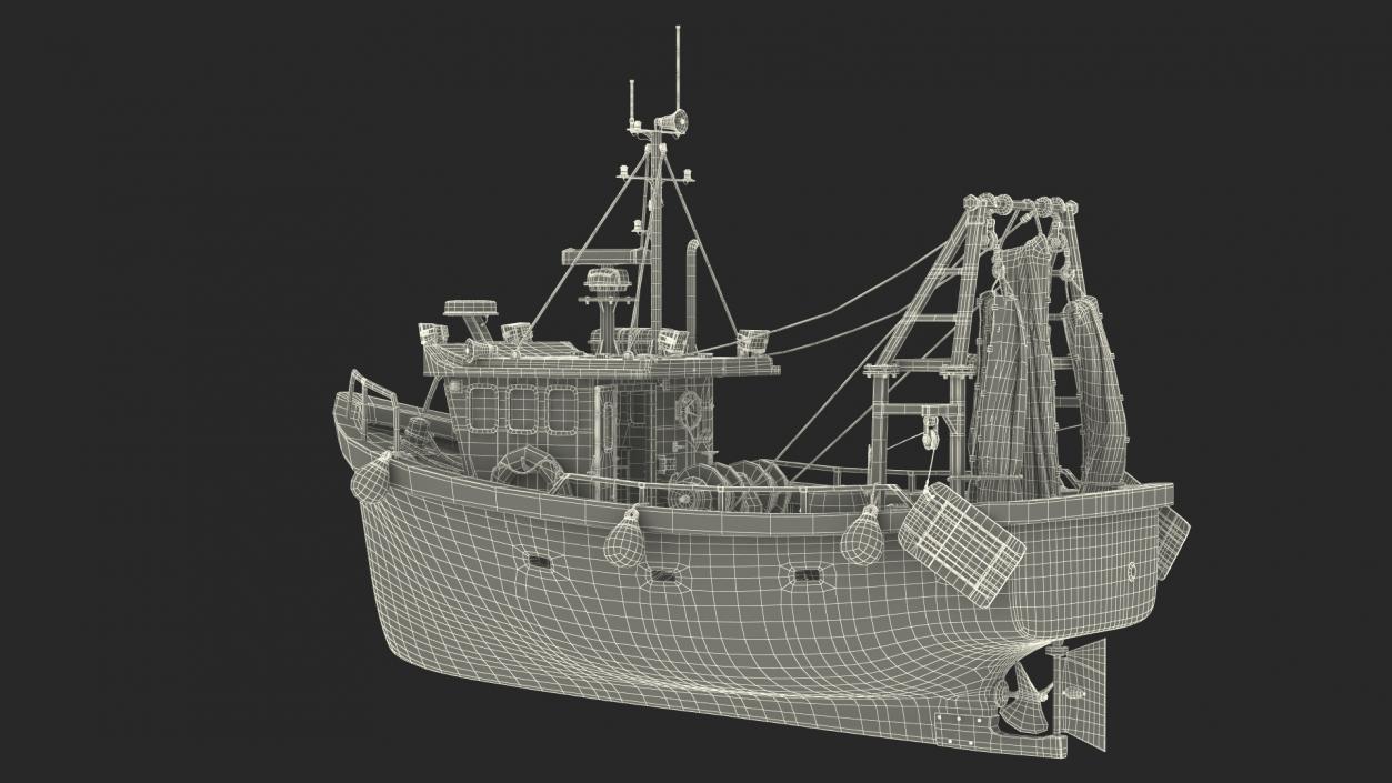 3D model Small Fishing Vessel