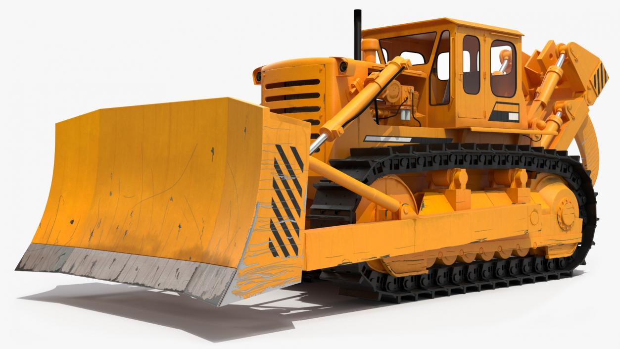 3D Crawler Dozer model