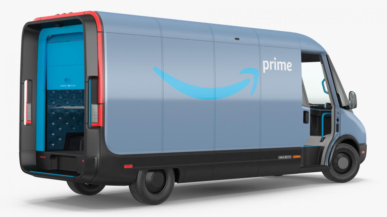 3D model Amazon Electric Delivery Van Rigged