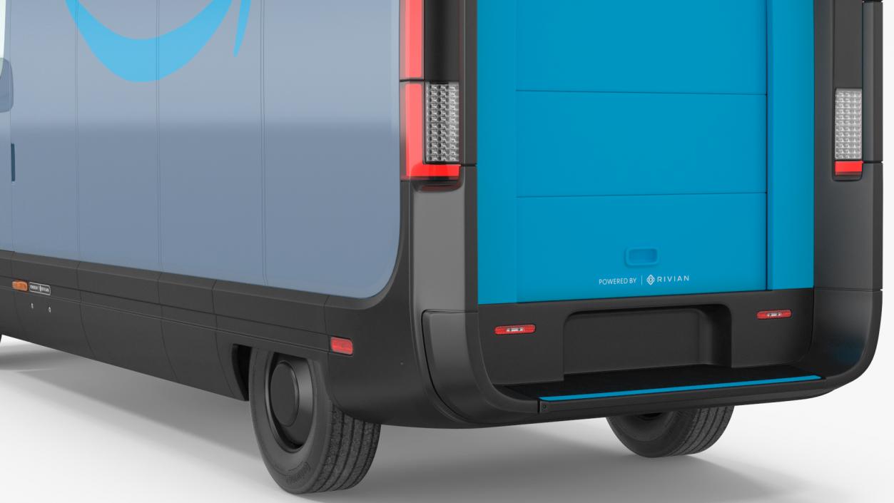 3D model Amazon Electric Delivery Van Rigged