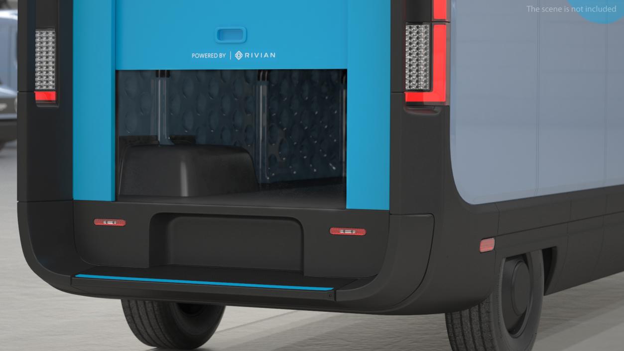 3D model Amazon Electric Delivery Van Rigged