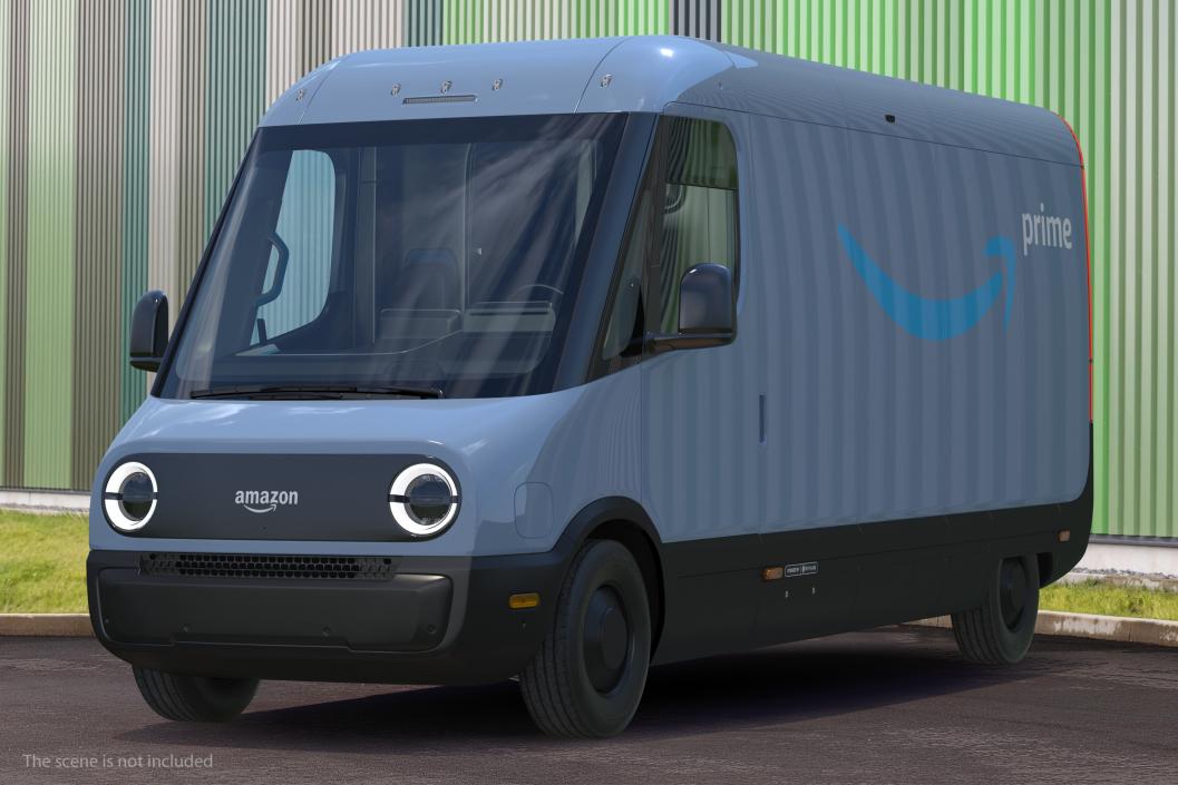 3D model Amazon Electric Delivery Van Rigged