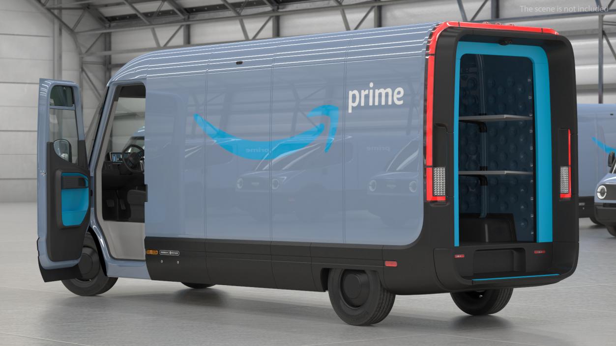 3D model Amazon Electric Delivery Van Rigged