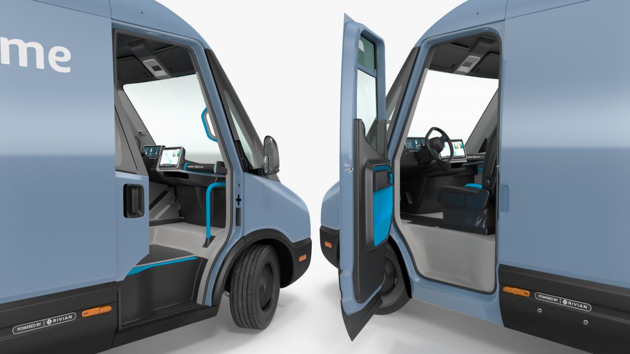 3D model Amazon Electric Delivery Van Rigged