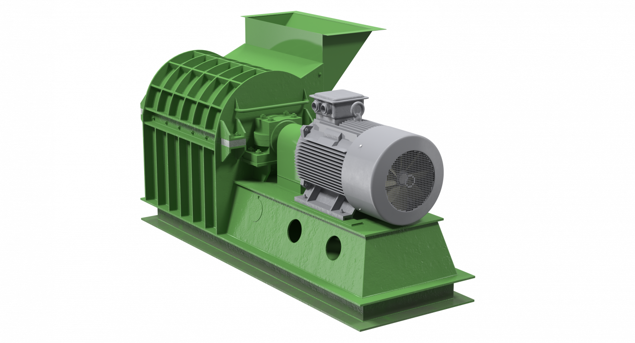 3D model Wood Crusher Grinder