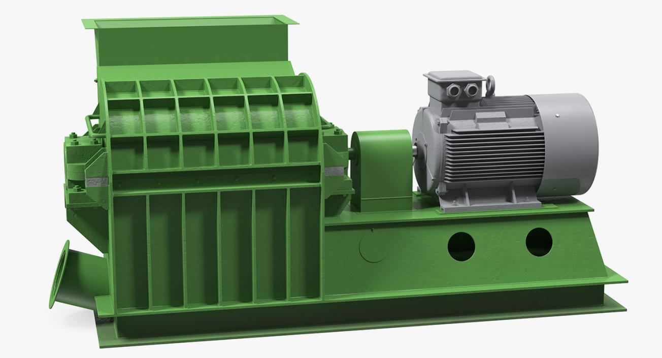 3D model Wood Crusher Grinder