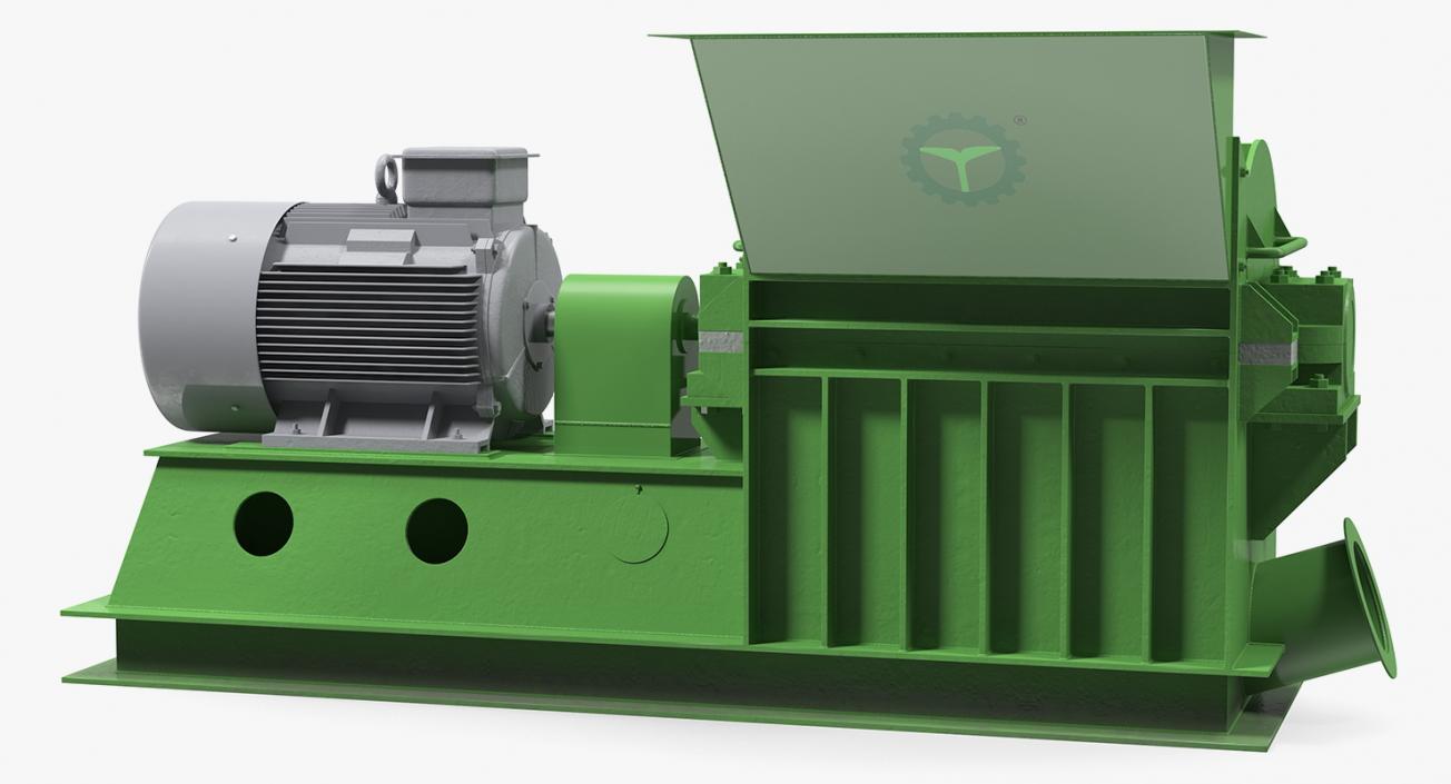 3D model Wood Crusher Grinder