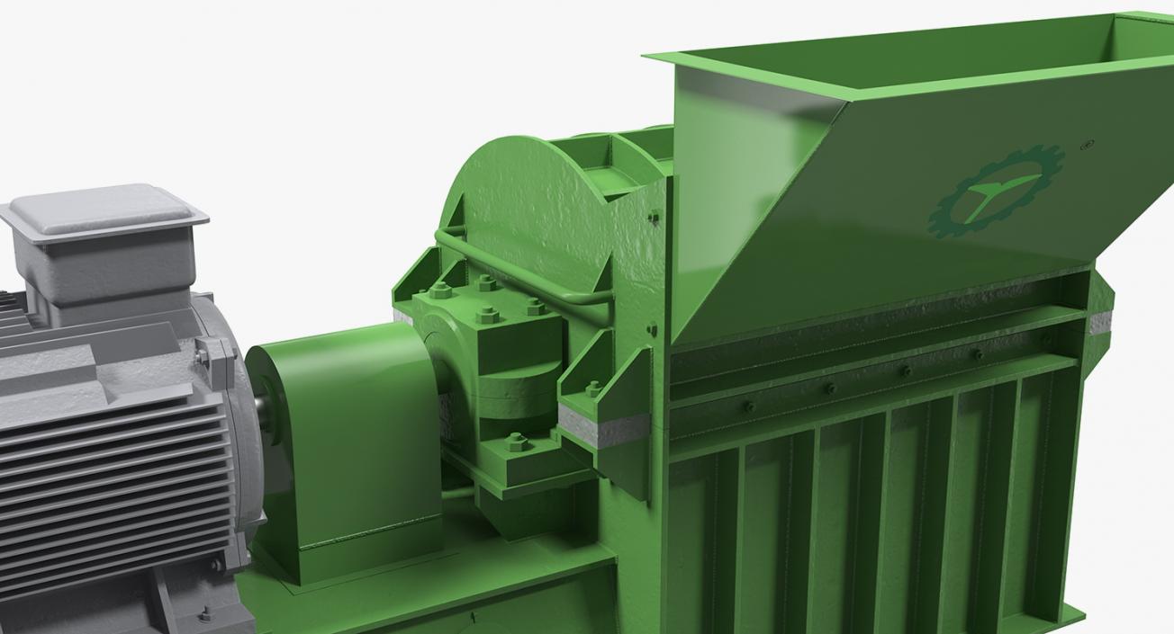 3D model Wood Crusher Grinder