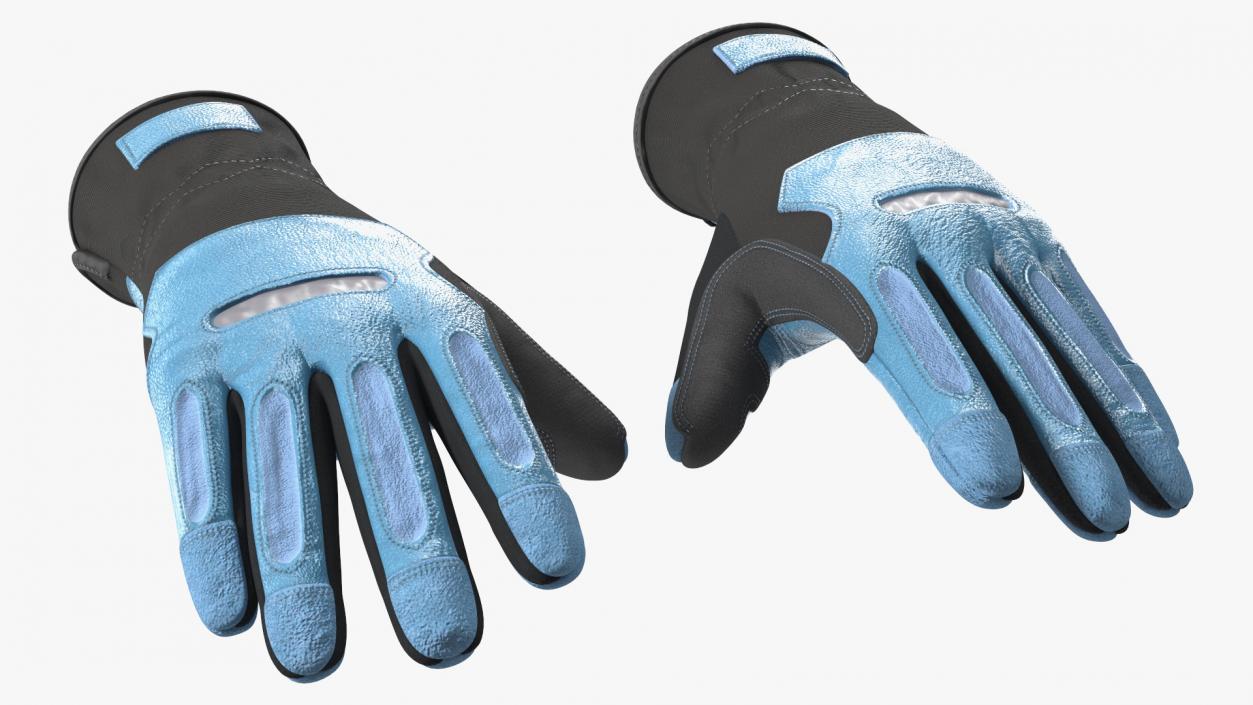 Heavy Duty Safety Gloves 3D model