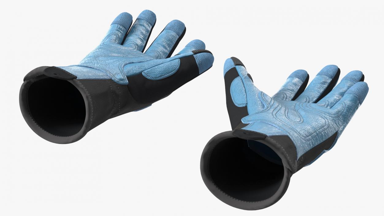 Heavy Duty Safety Gloves 3D model