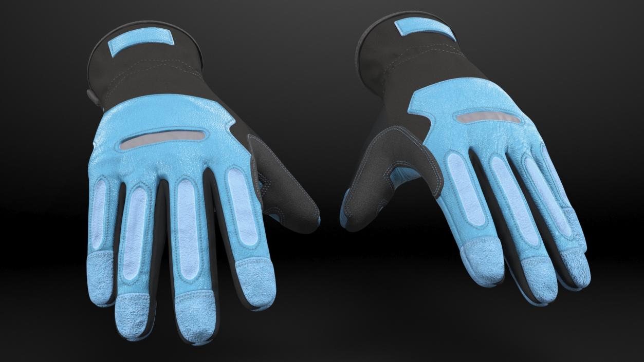 Heavy Duty Safety Gloves 3D model