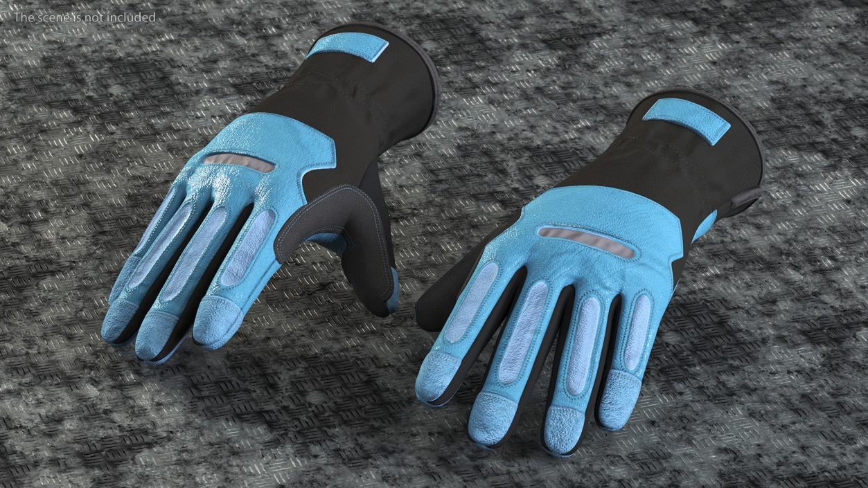 Heavy Duty Safety Gloves 3D model