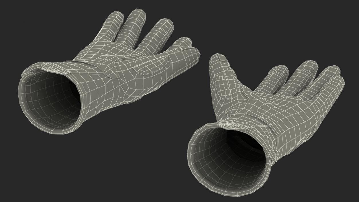 Heavy Duty Safety Gloves 3D model