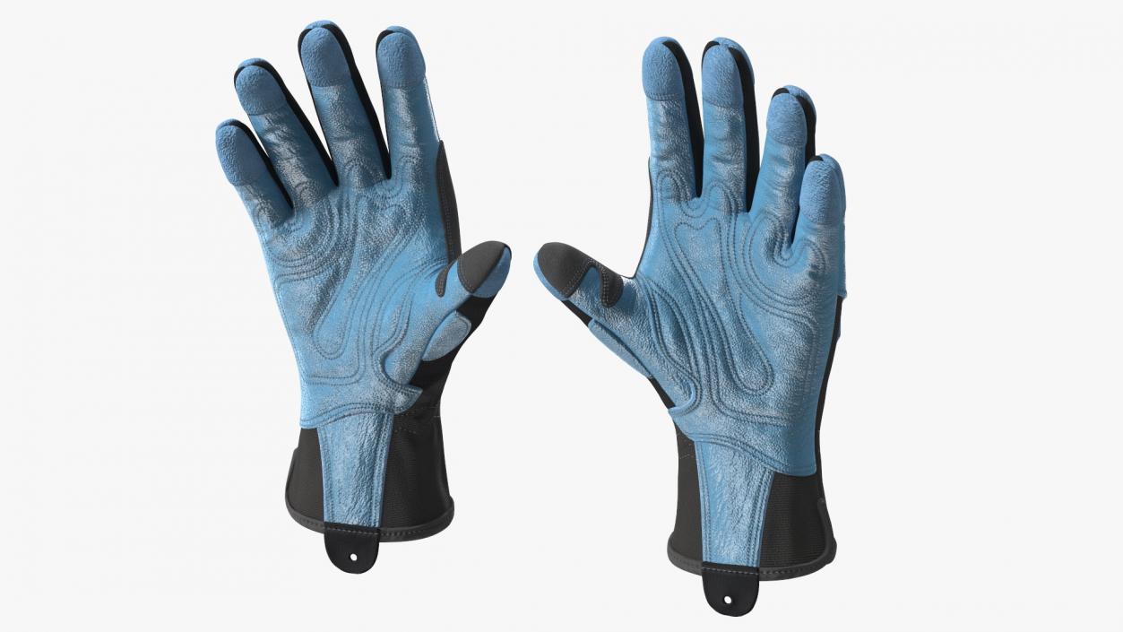 Heavy Duty Safety Gloves 3D model