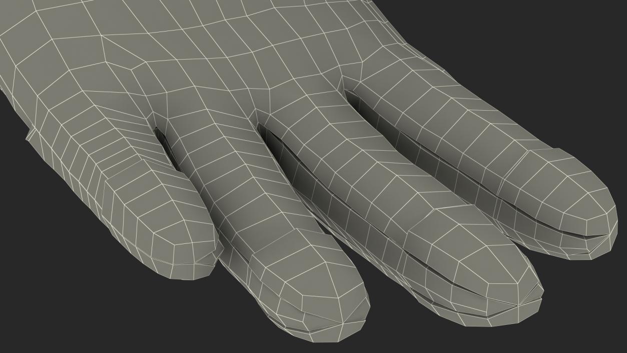 Heavy Duty Safety Gloves 3D model