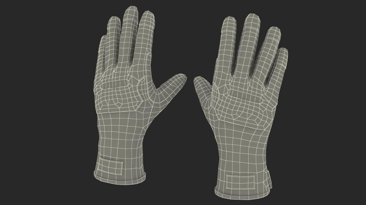 Heavy Duty Safety Gloves 3D model