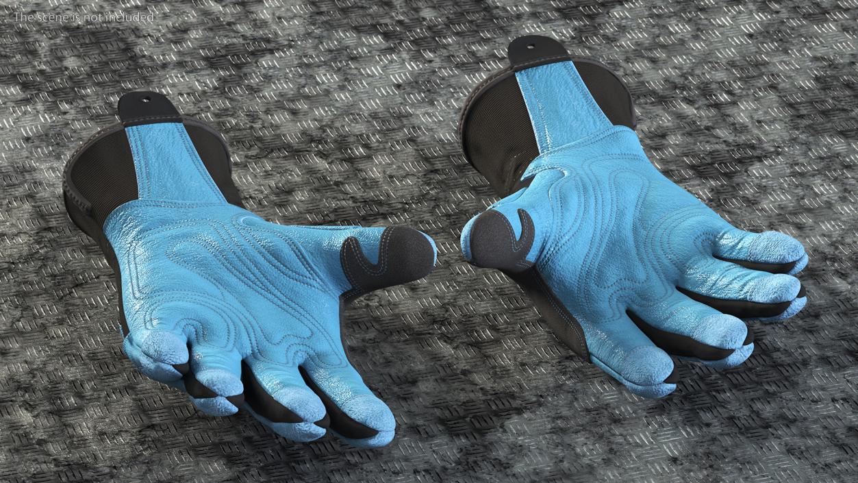 Heavy Duty Safety Gloves 3D model