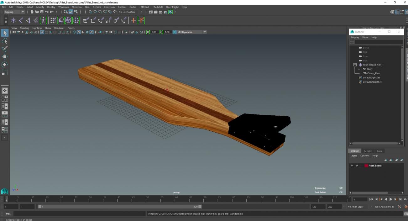 Fillet Board 3D