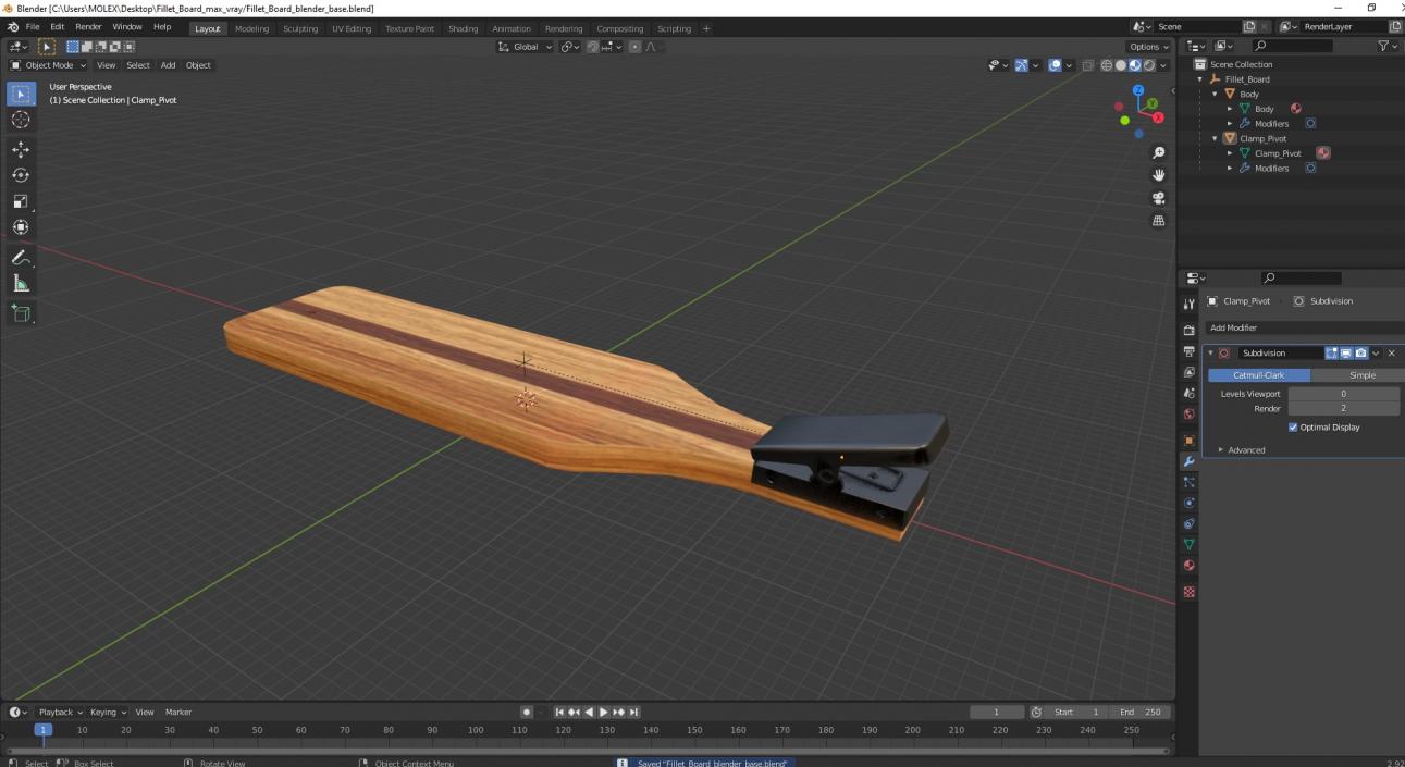 Fillet Board 3D