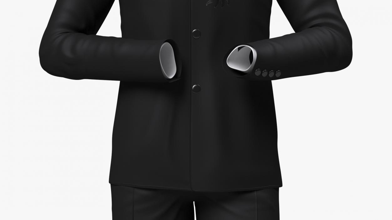 Tunic Business Suit 3D model