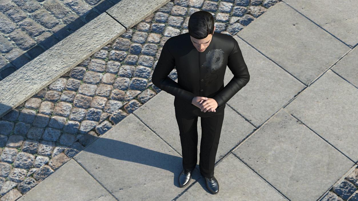 Tunic Business Suit 3D model