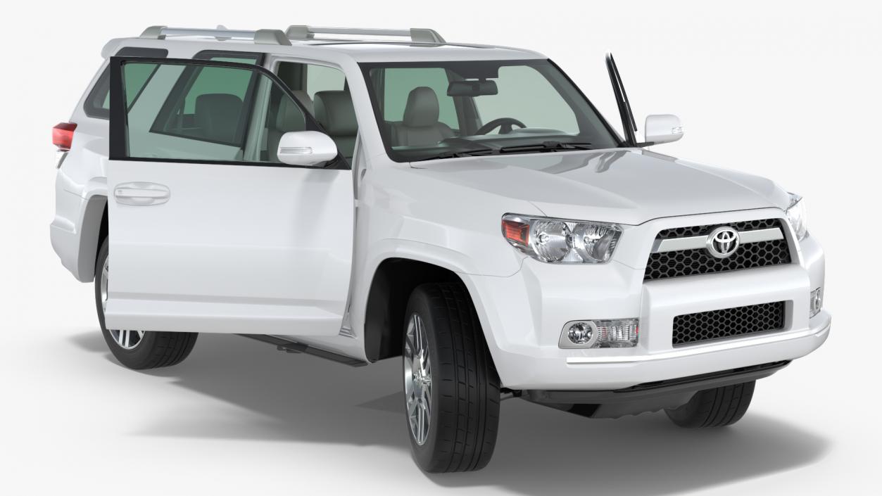 Mid Size SUV Toyota 4Runner Rigged 3D model