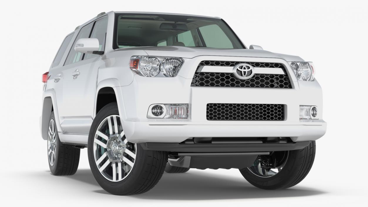 Mid Size SUV Toyota 4Runner Rigged 3D model