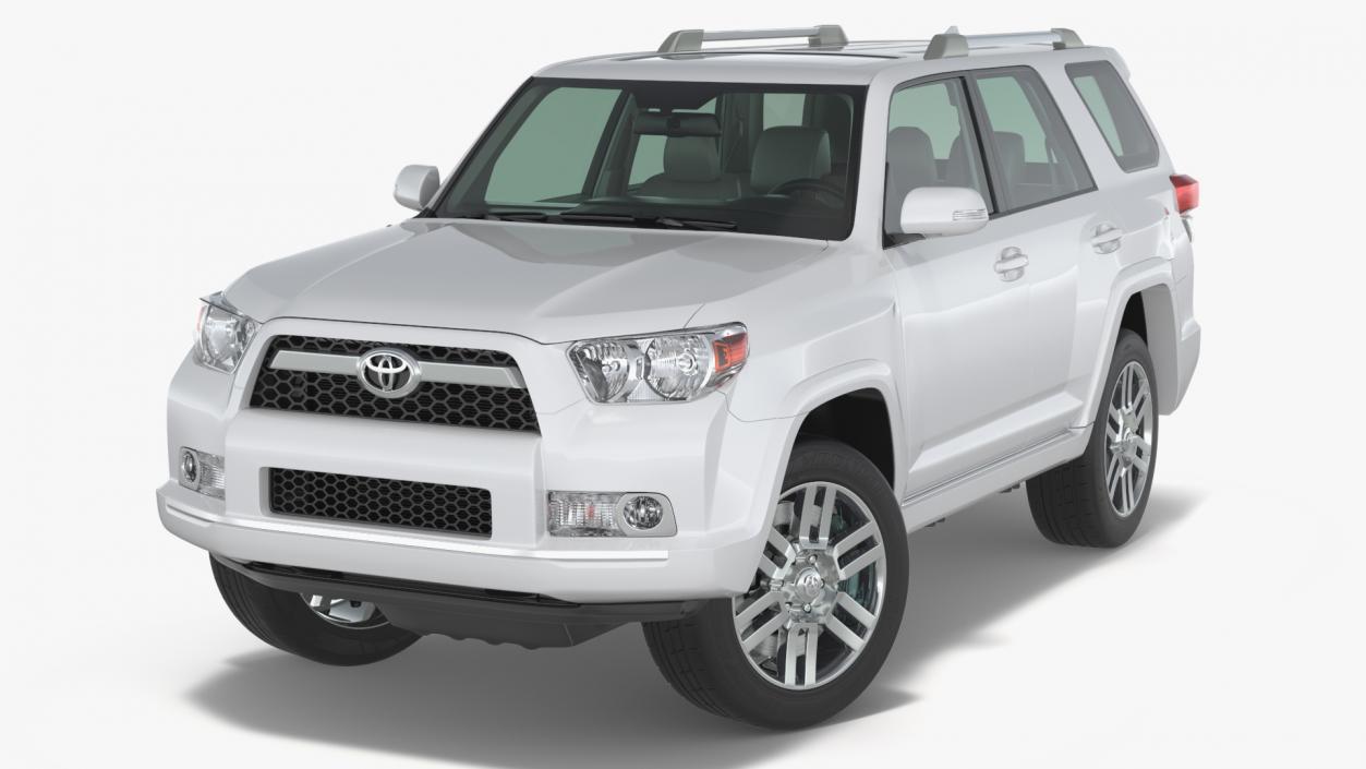 Mid Size SUV Toyota 4Runner Rigged 3D model