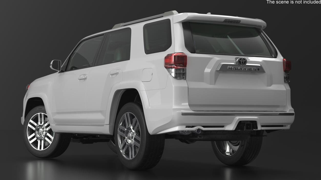 Mid Size SUV Toyota 4Runner Rigged 3D model