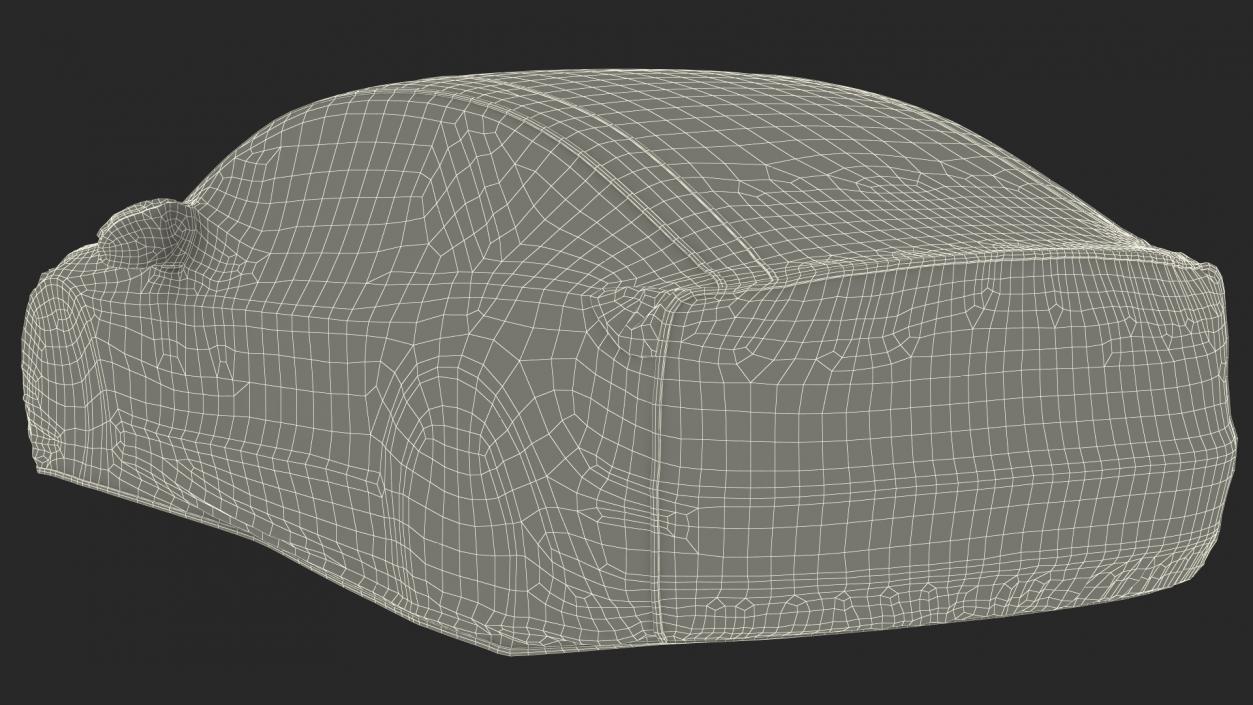 Tesla Model 3 Car Cover White 3D model