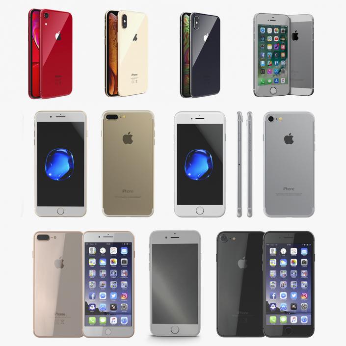 IPhone Collection 2 3D model