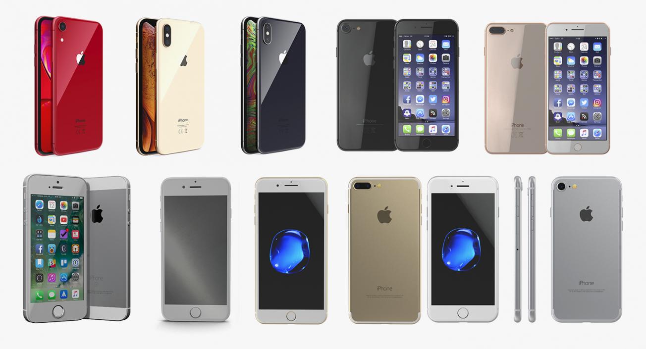 IPhone Collection 2 3D model