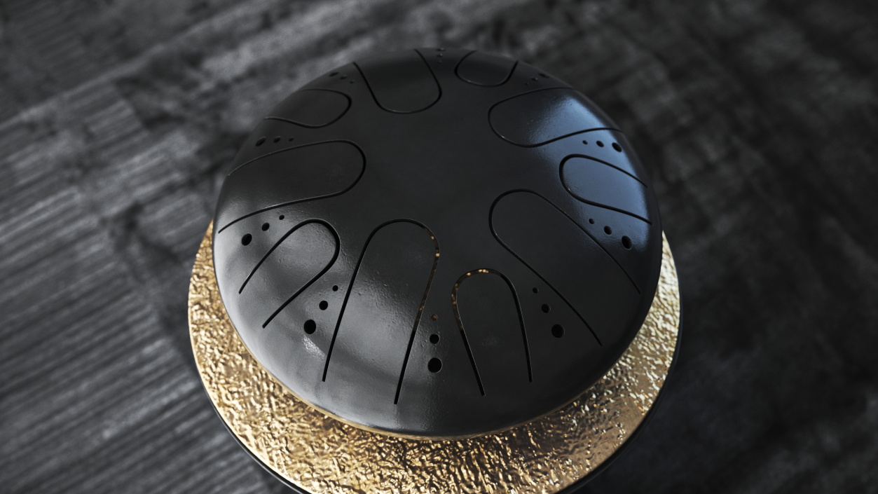 3D model Black Tank Drum