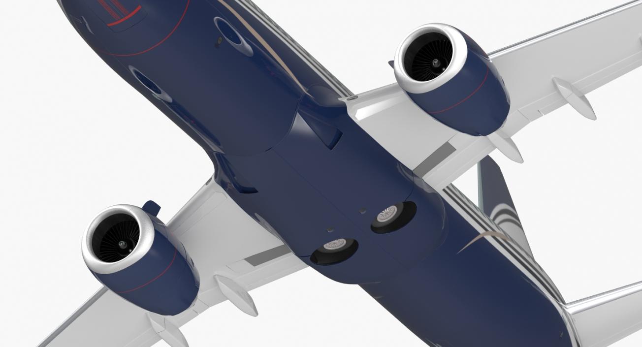 3D Boeing 737-800 with Interior Generic Rigged model