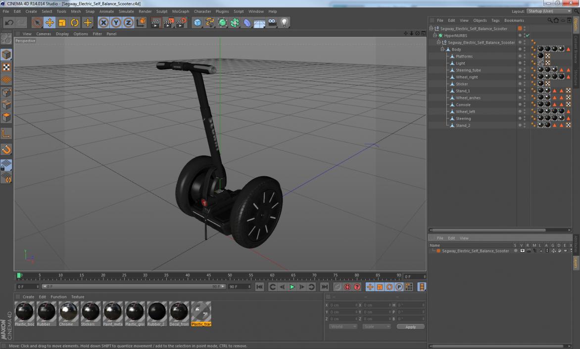 3D Segway Electric Self Balance Scooter