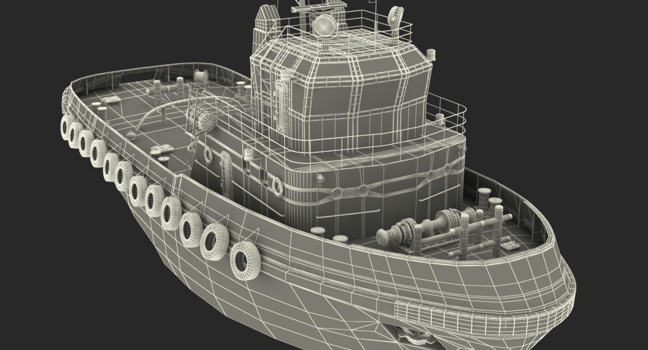 3D model Deep Sea Tug Generic