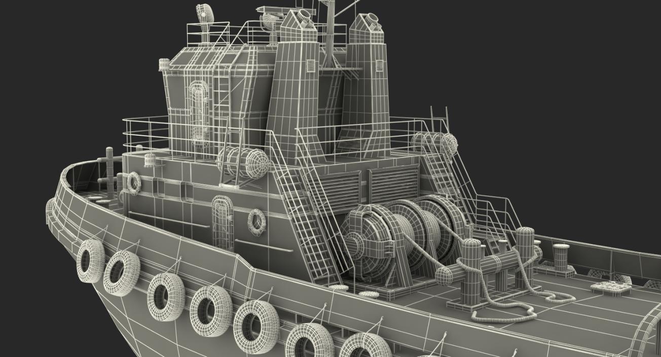 3D model Deep Sea Tug Generic