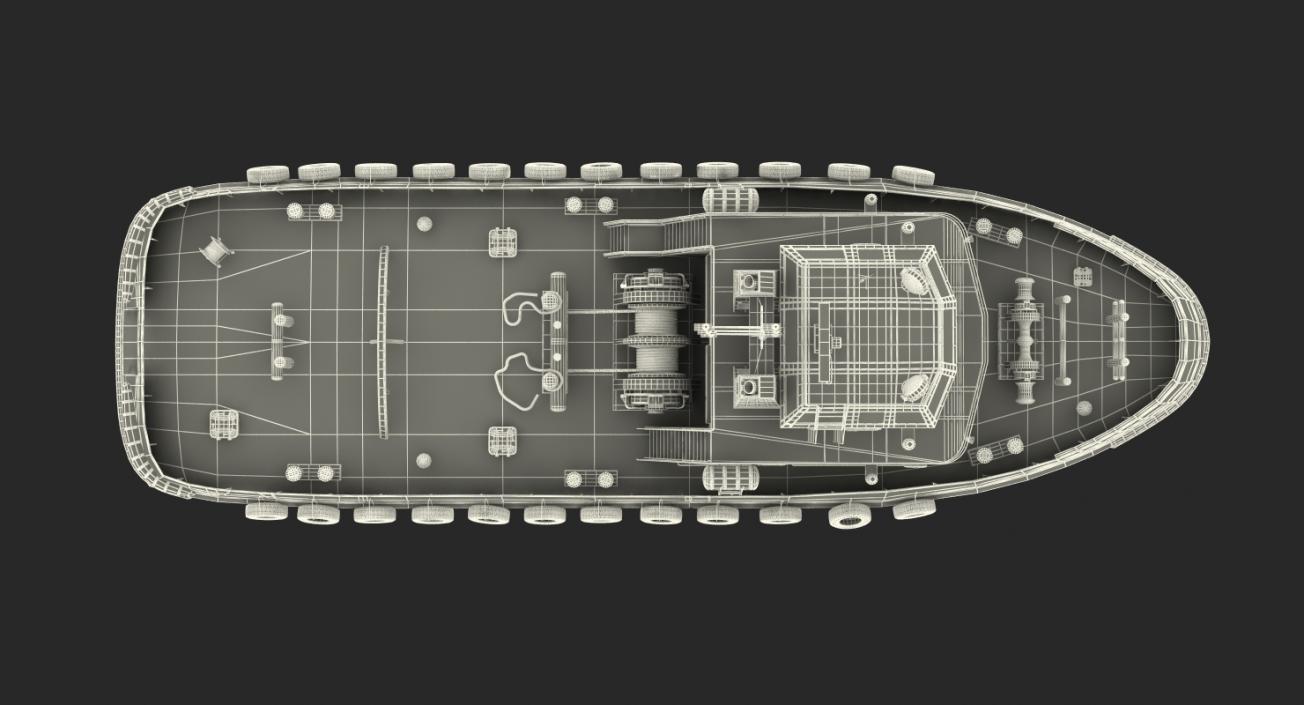 3D model Deep Sea Tug Generic