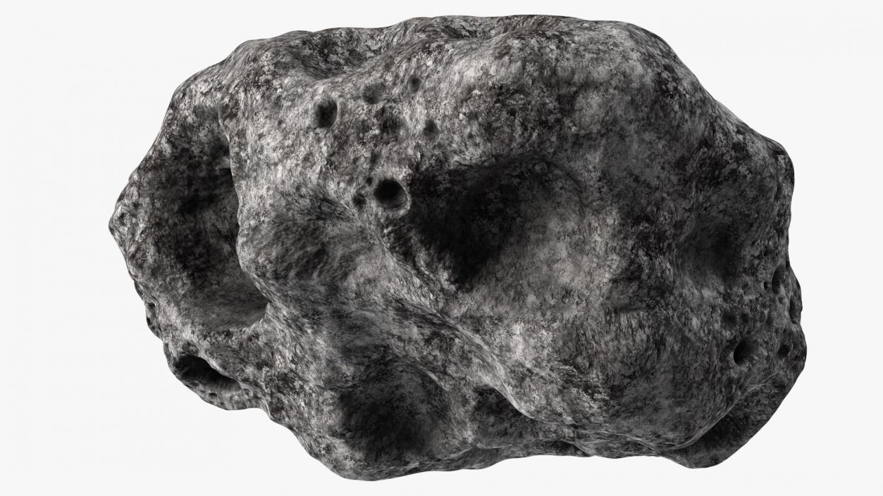 3D model Meteorite Black