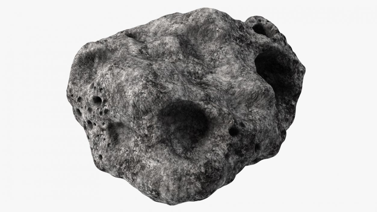 3D model Meteorite Black