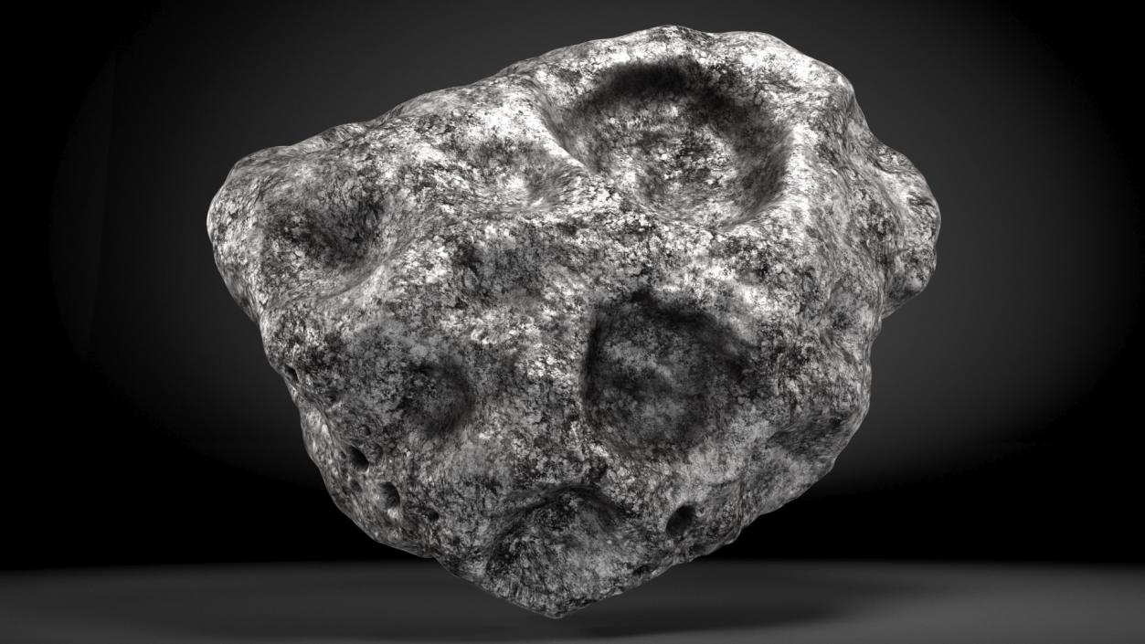 3D model Meteorite Black