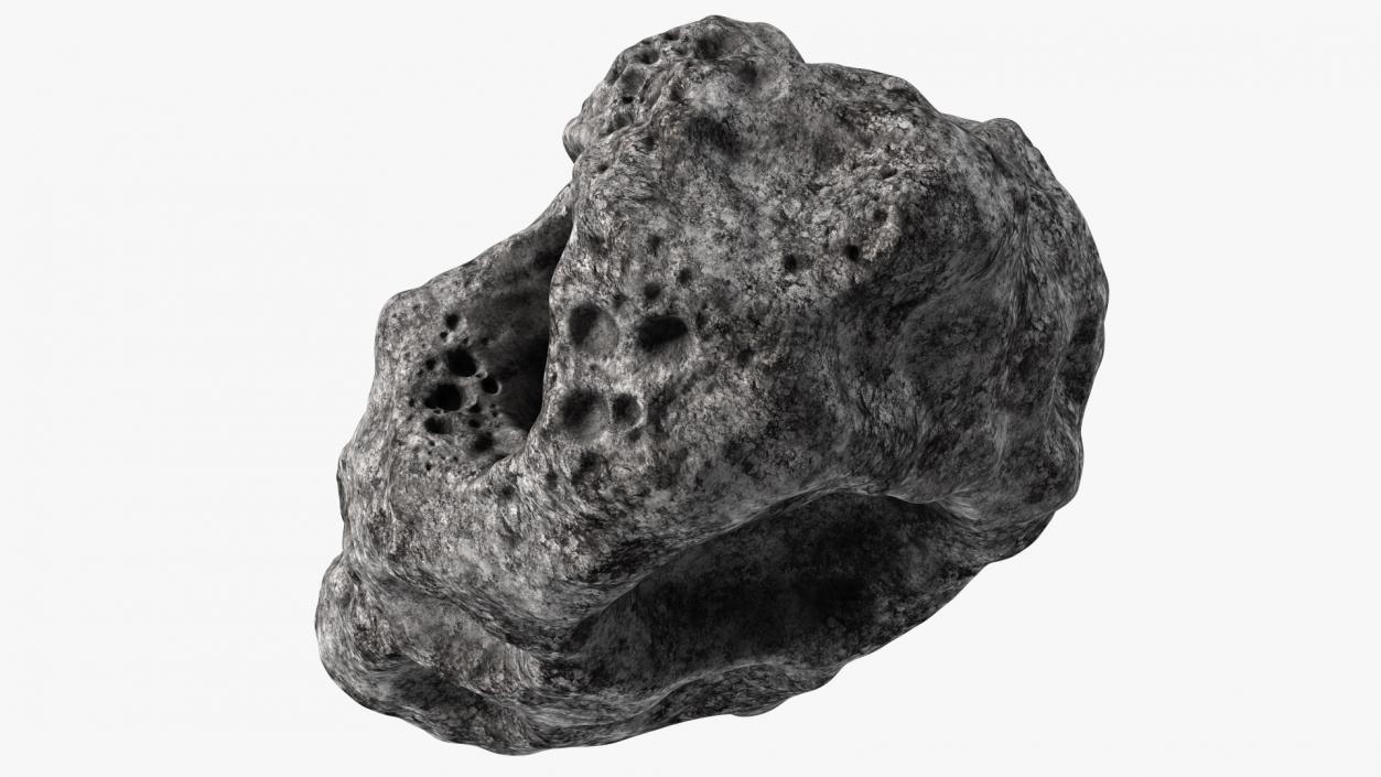 3D model Meteorite Black