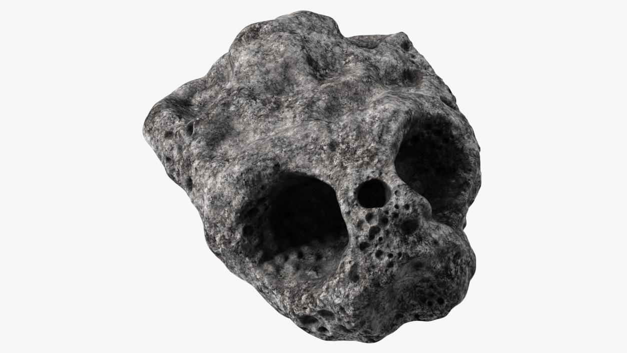 3D model Meteorite Black