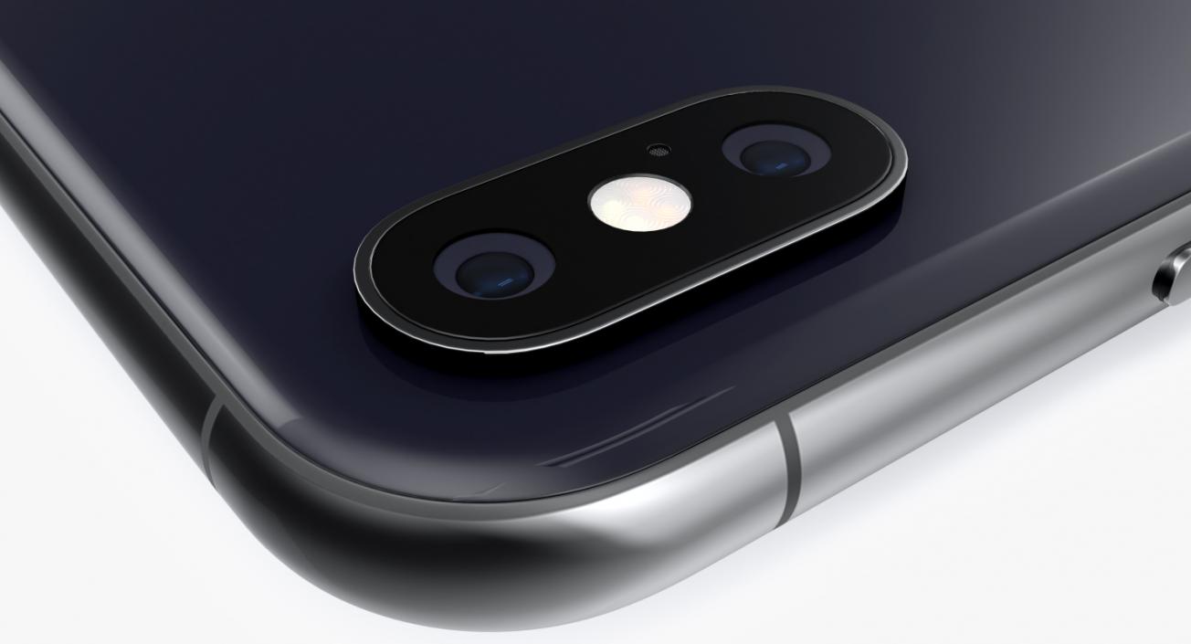 3D Apple iPhone XS Space Grey