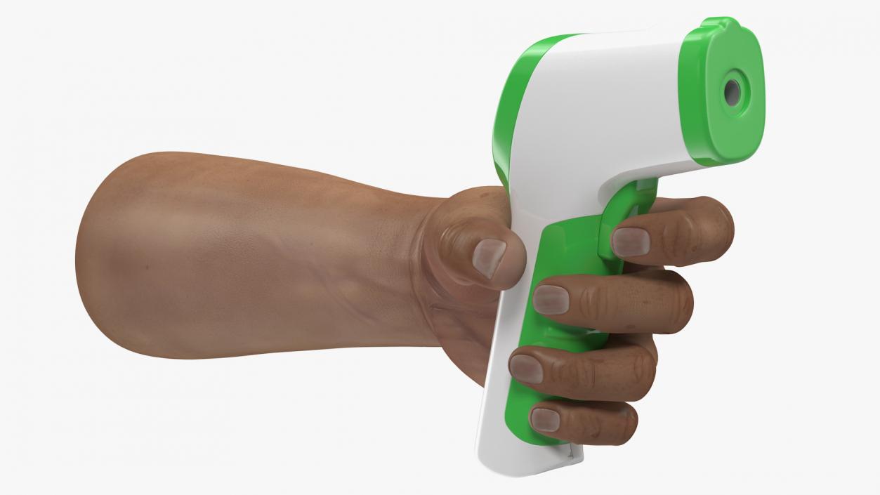 3D Infrared Thermometer in Hand model