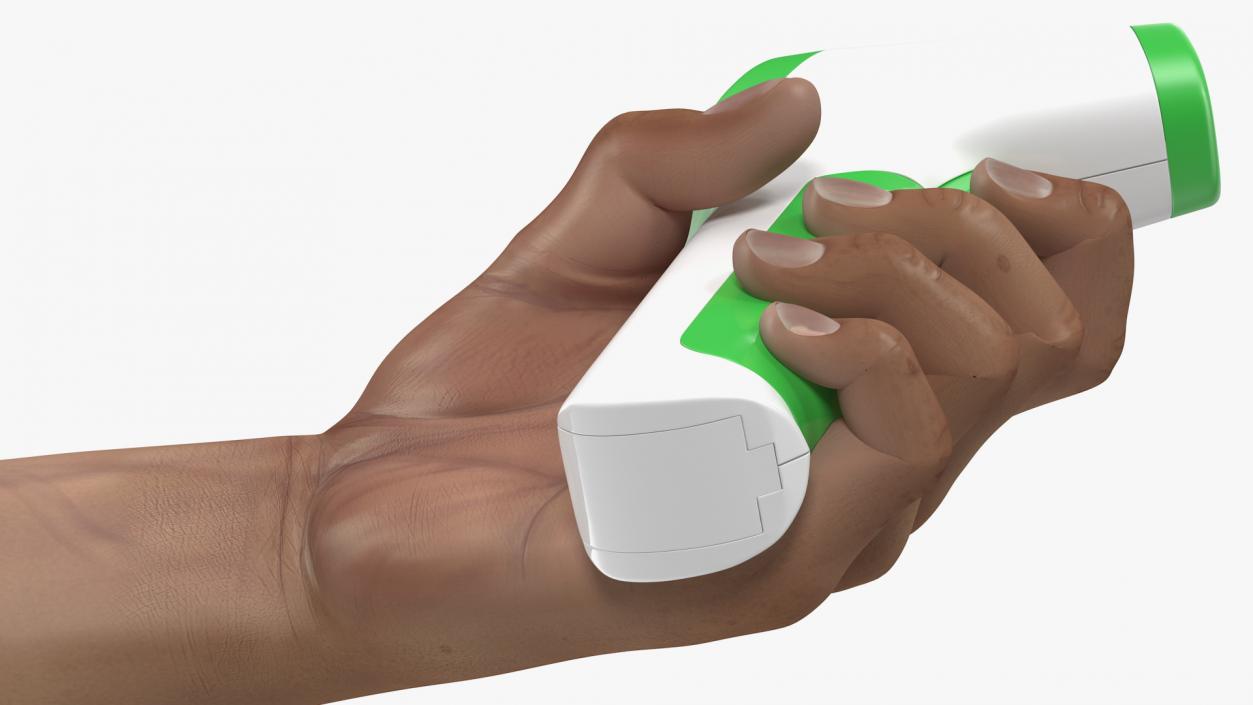 3D Infrared Thermometer in Hand model