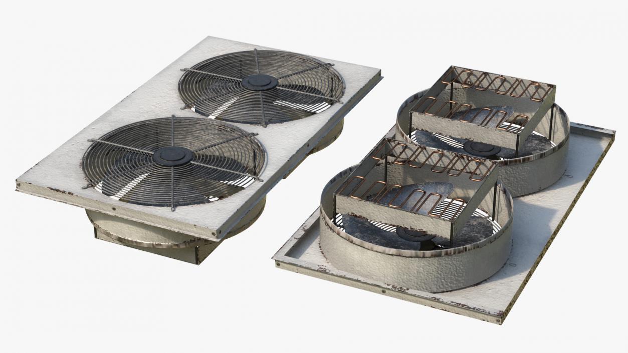 Rooftop Vent Rusted 3D model