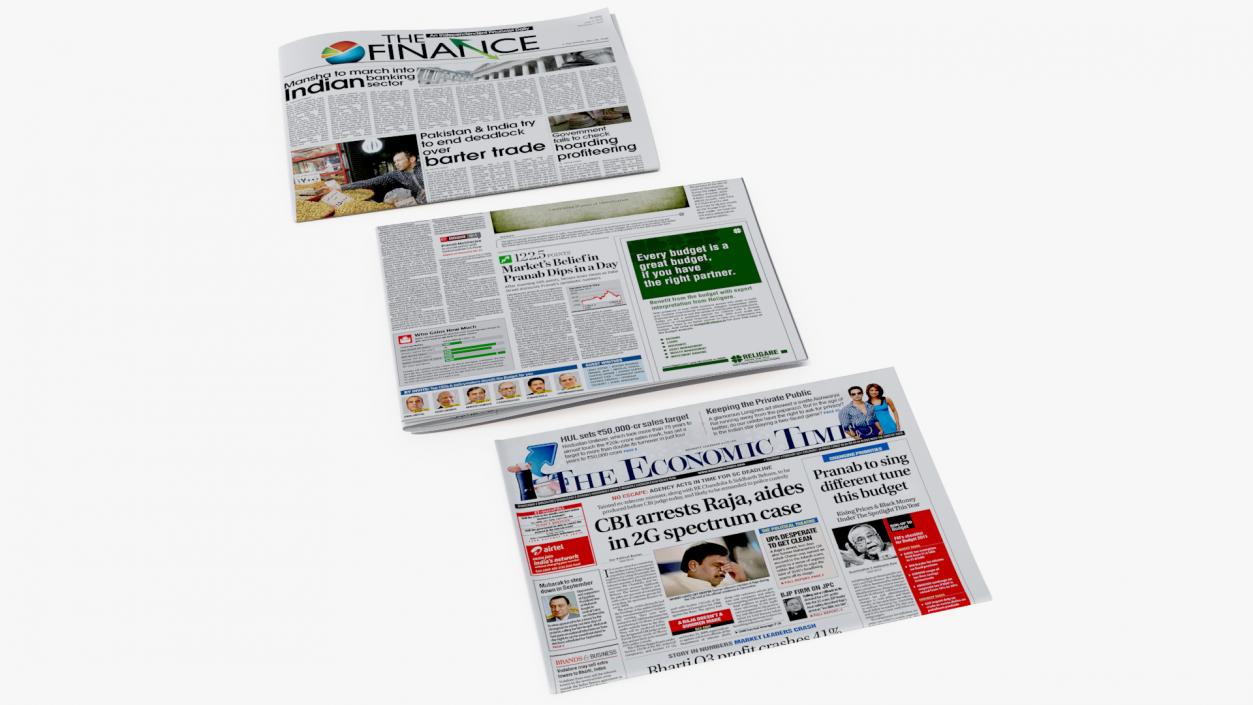 3D Newspaper 3