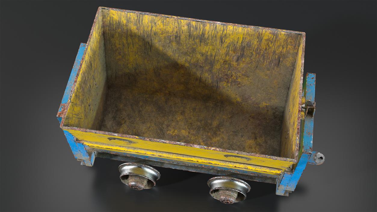 3D Mine Wagon Dusty